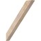 Ekena Millwork 3 1/2"W x 24"D x 28"H Traditional Smooth Knee Brace, Douglas Fir BRC04X24X28TRA00SDF - alternate 1